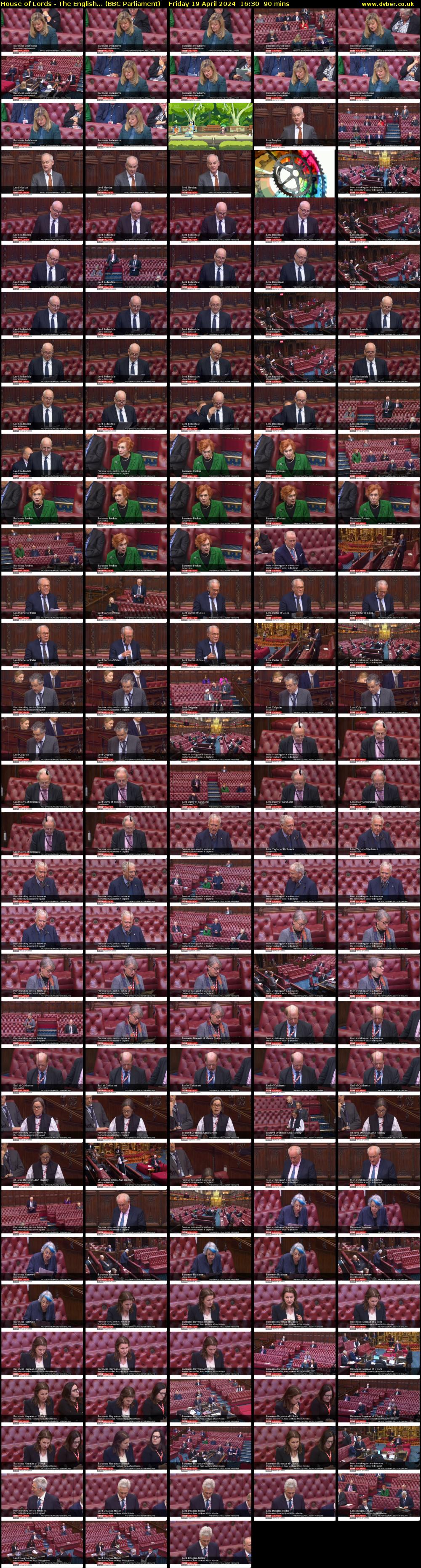 House of Lords - The English... (BBC Parliament) Friday 19 April 2024 16:30 - 18:00