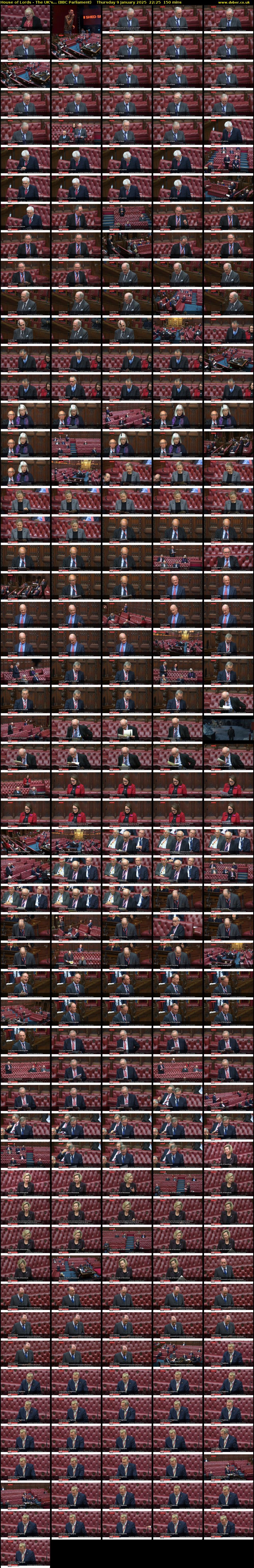 House of Lords - The UK's... (BBC Parliament) Thursday 9 January 2025 22:25 - 00:55