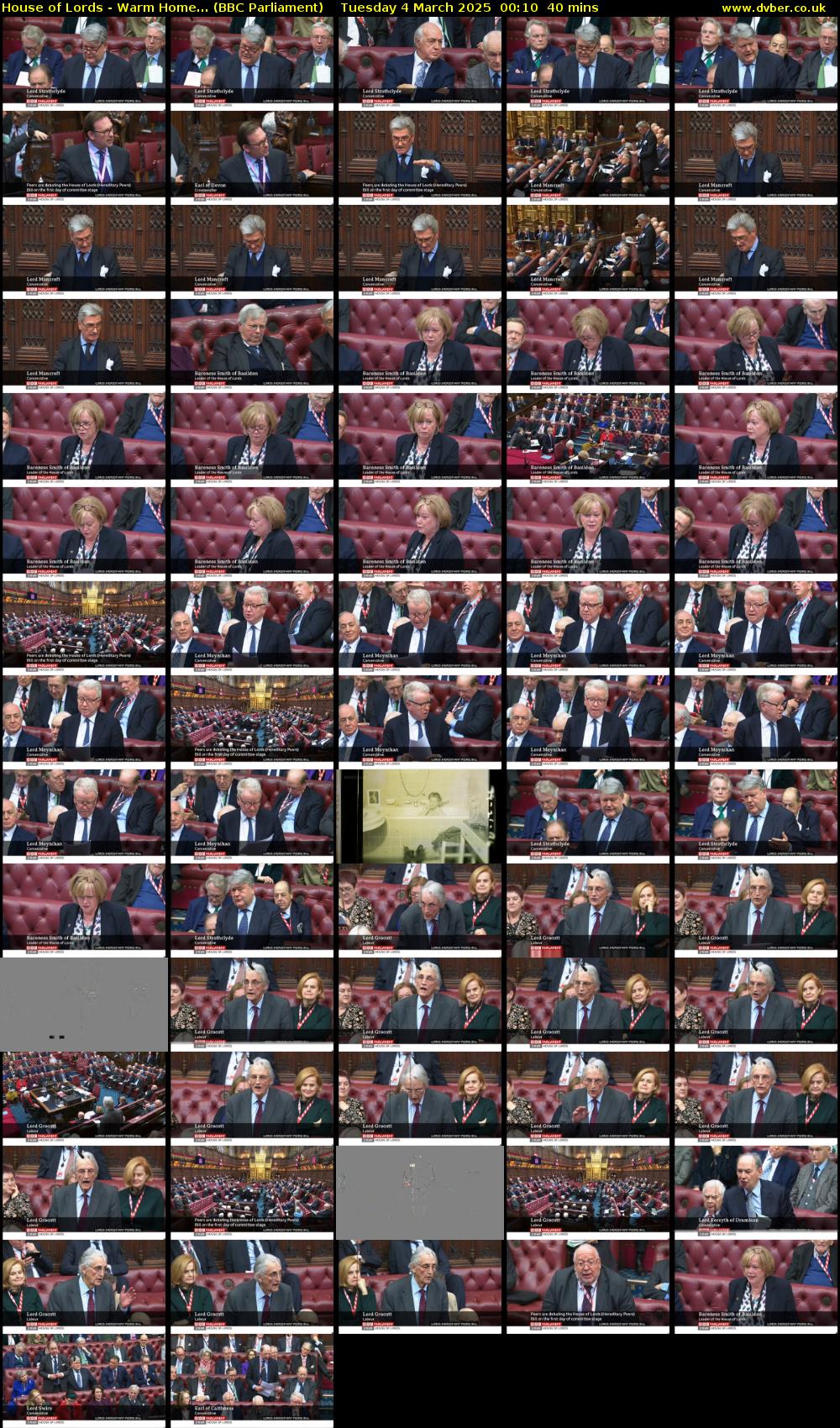 House of Lords - Warm Home... (BBC Parliament) Tuesday 4 March 2025 00:10 - 00:50