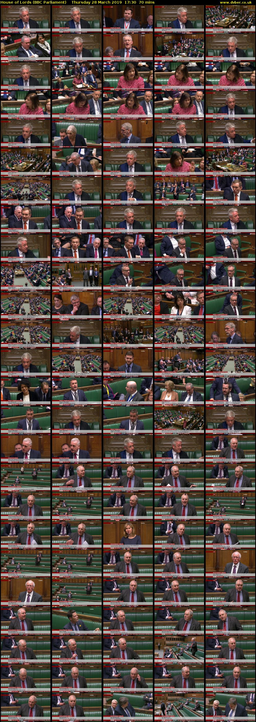House of Lords (BBC Parliament) Thursday 28 March 2019 17:30 - 18:40