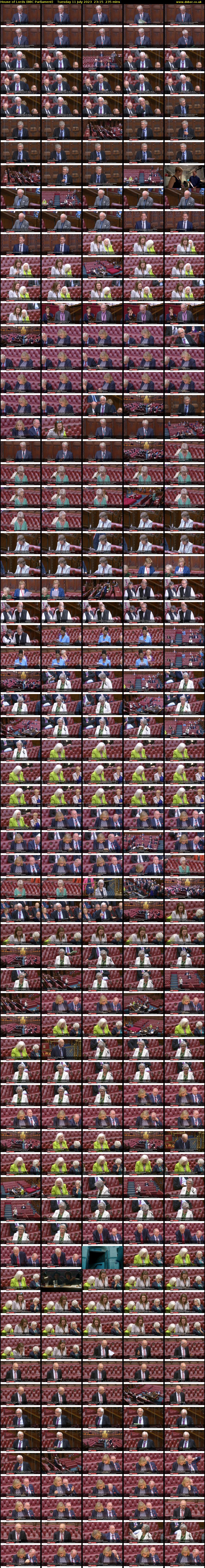 House of Lords (BBC Parliament) Tuesday 11 July 2023 23:15 - 03:10