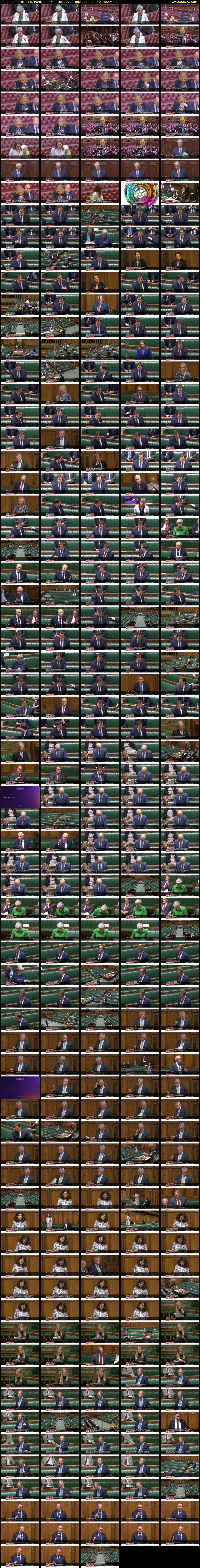 House of Lords (BBC Parliament) Tuesday 11 July 2023 23:40 - 06:00