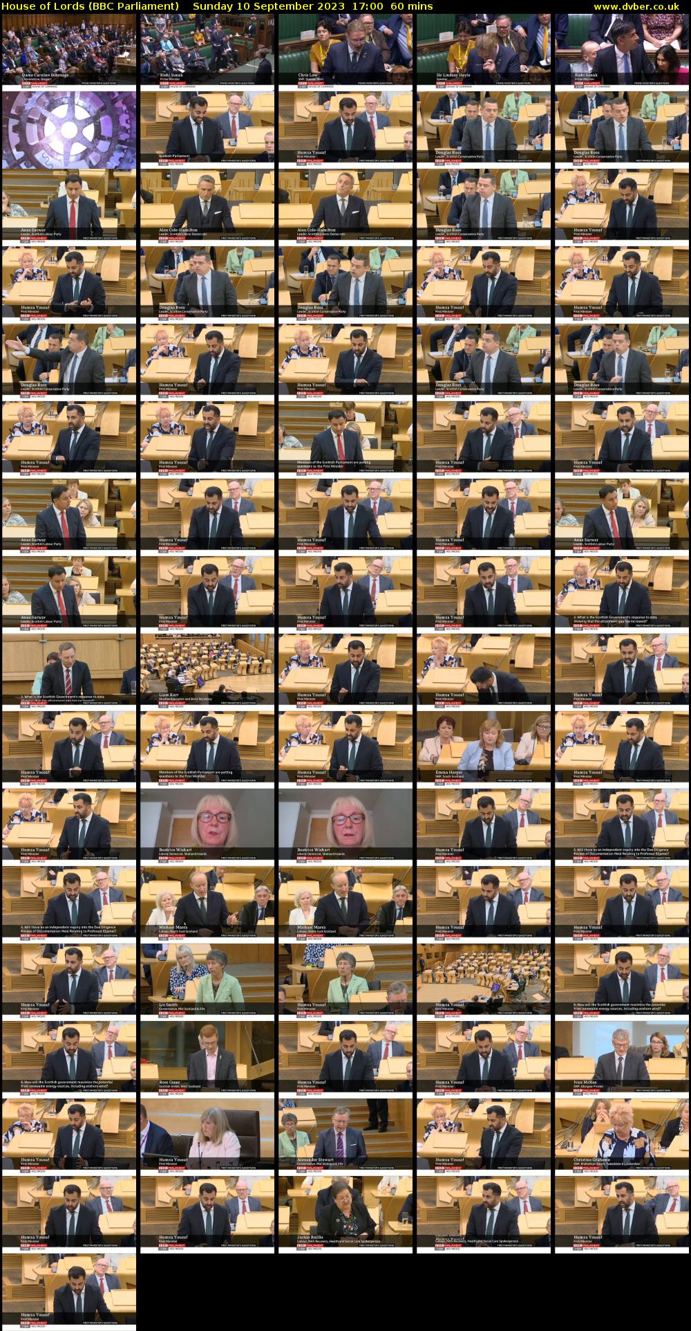 House of Lords (BBC Parliament) Sunday 10 September 2023 17:00 - 18:00