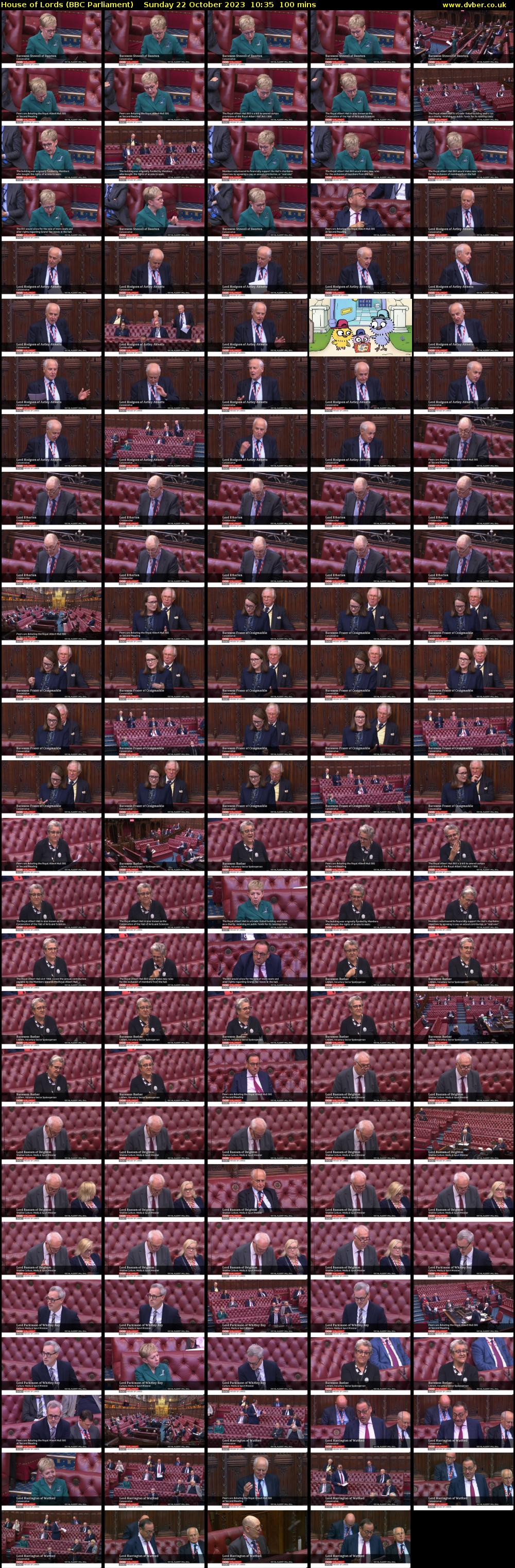 House of Lords (BBC Parliament) Sunday 22 October 2023 10:35 - 12:15