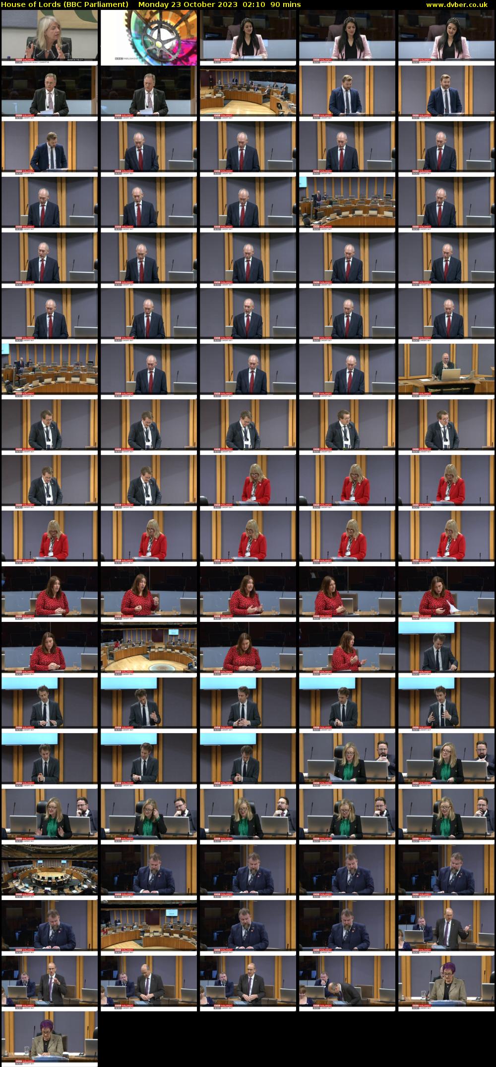 House of Lords (BBC Parliament) Monday 23 October 2023 02:10 - 03:40