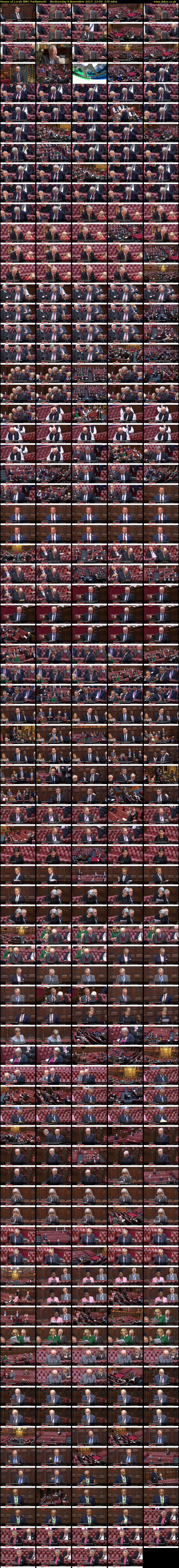 House of Lords (BBC Parliament) Wednesday 8 November 2023 22:00 - 02:30