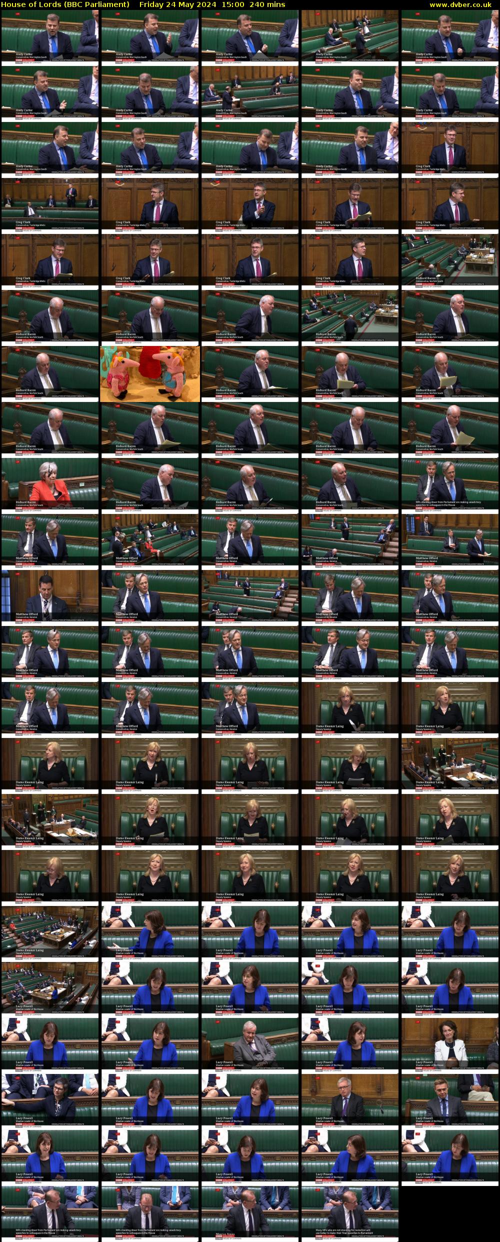 House of Lords (BBC Parliament) Friday 24 May 2024 15:00 - 19:00