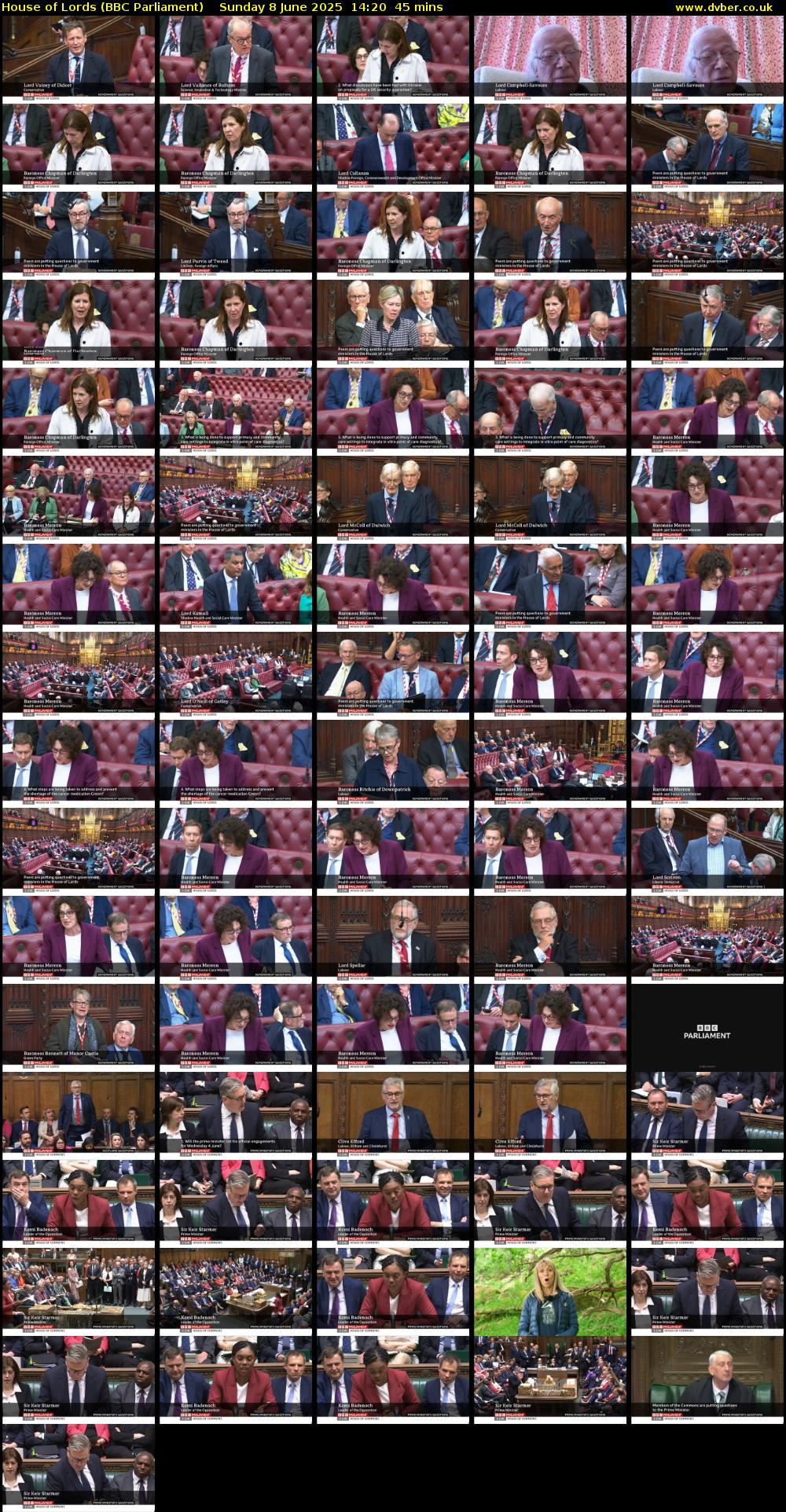 House of Lords (BBC Parliament) Sunday 8 June 2025 14:20 - 15:05