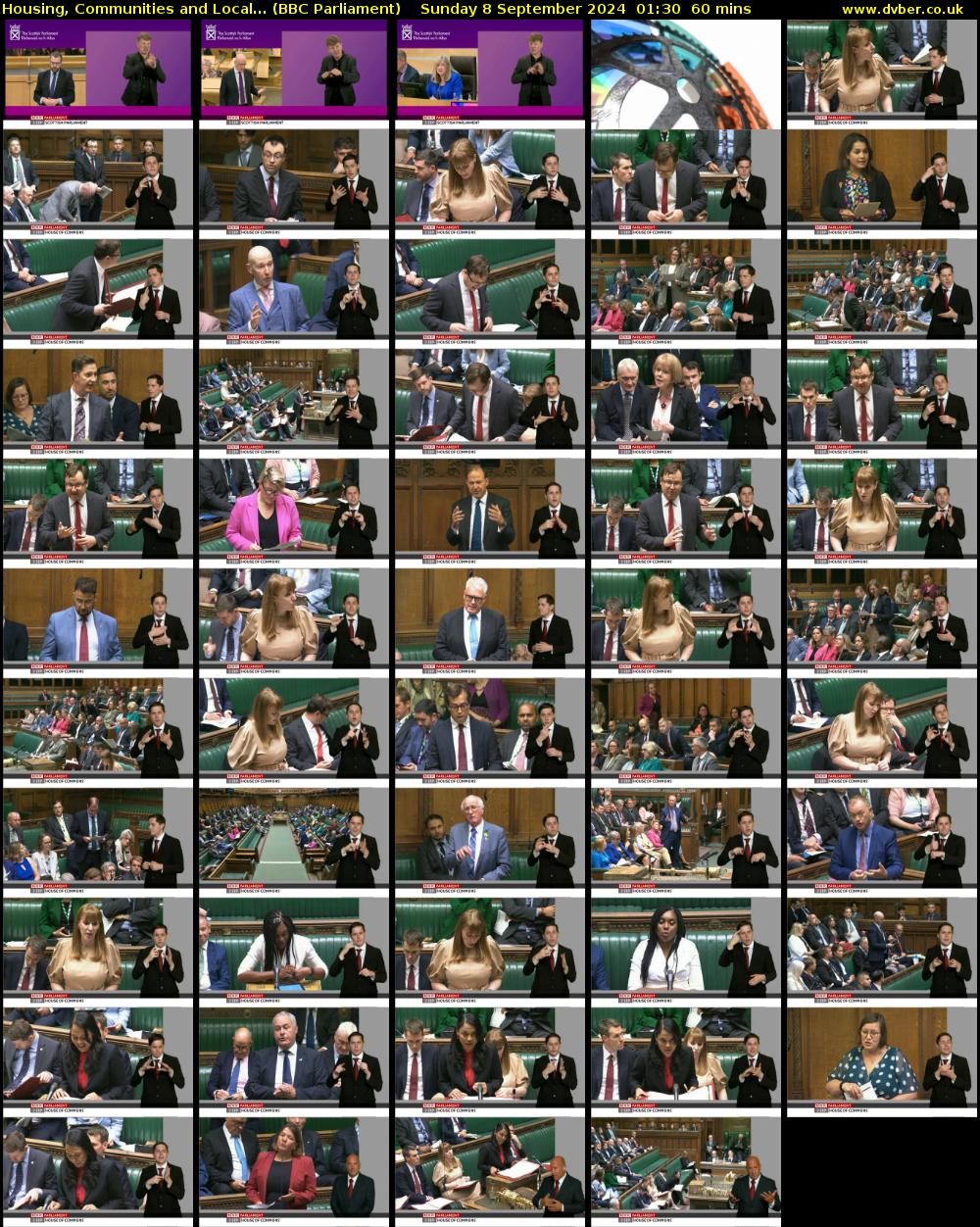 Housing, Communities and Local... (BBC Parliament) Sunday 8 September 2024 01:30 - 02:30