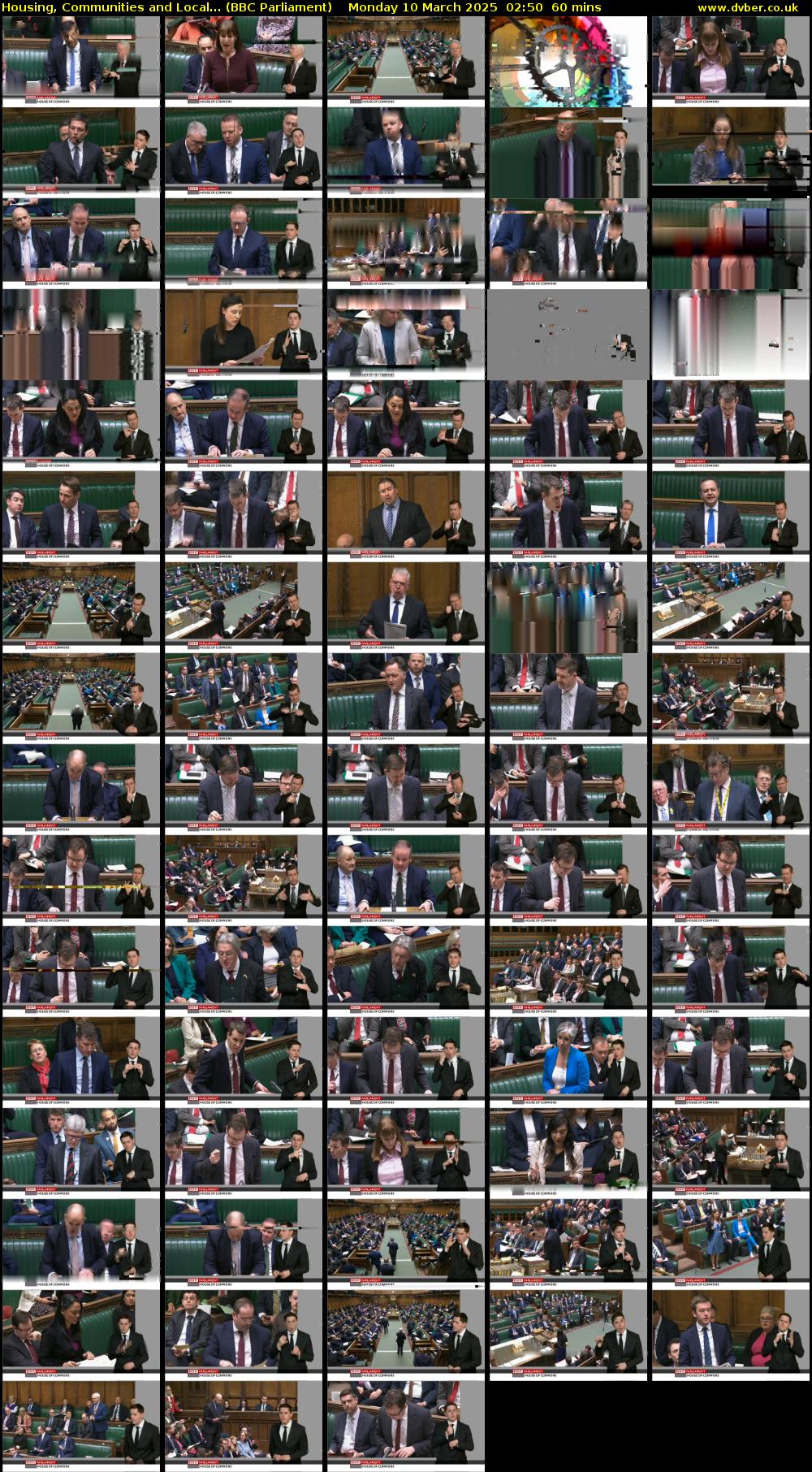 Housing, Communities and Local... (BBC Parliament) Monday 10 March 2025 02:50 - 03:50