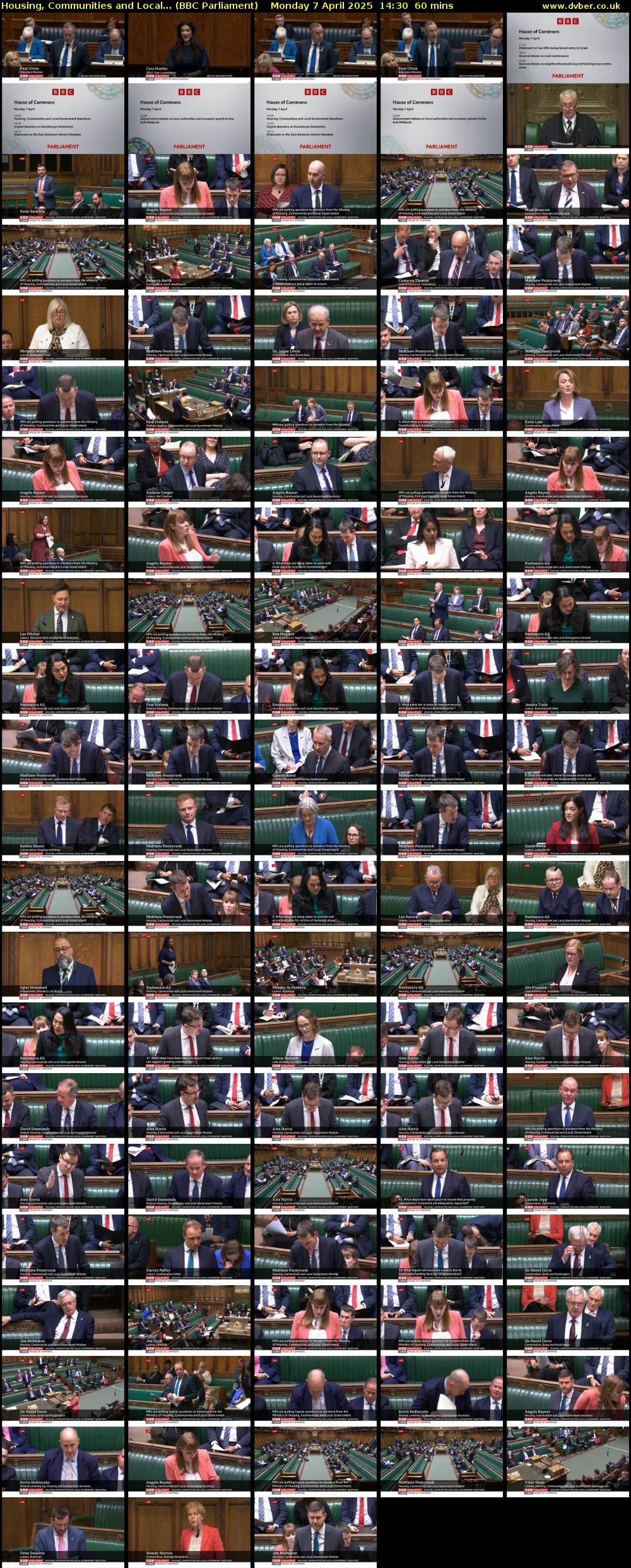 Housing, Communities and Local... (BBC Parliament) Monday 7 April 2025 14:30 - 15:30