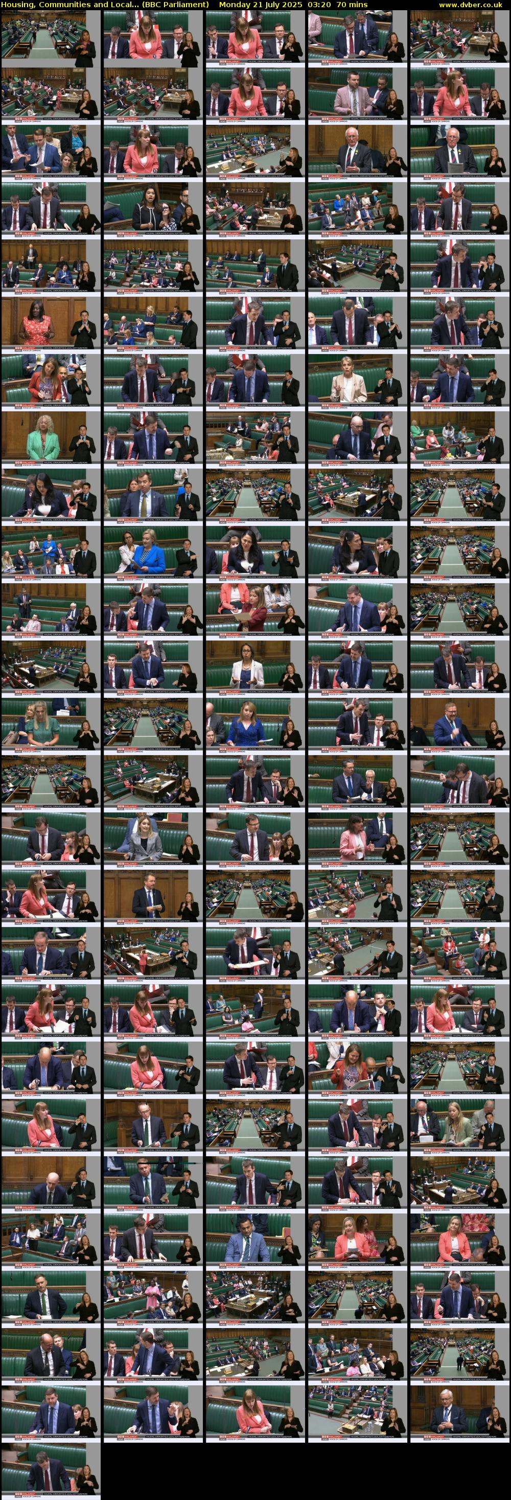 Housing, Communities and Local... (BBC Parliament) Monday 21 July 2025 03:20 - 04:30