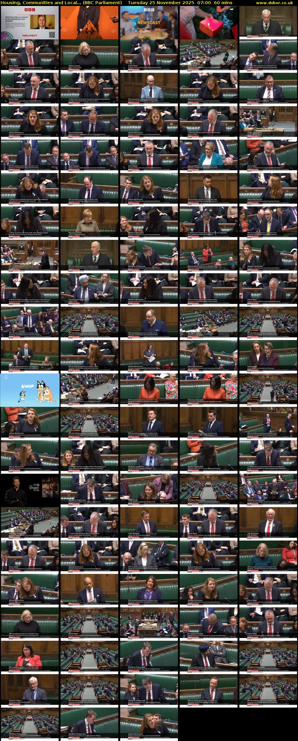Housing, Communities and Local... (BBC Parliament) Tuesday 25 November 2025 07:00 - 08:00
