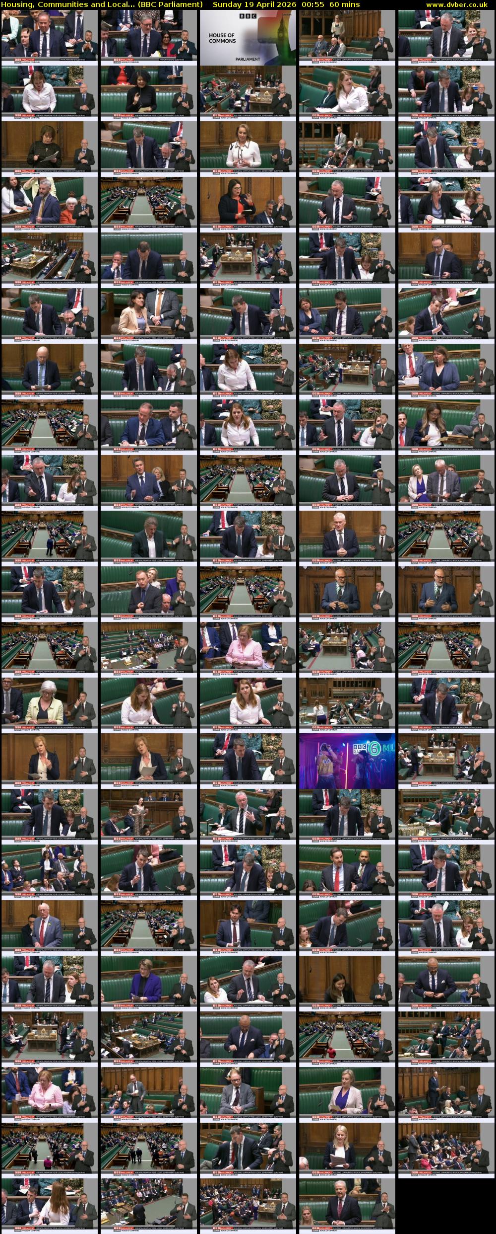 Housing, Communities and Local... (BBC Parliament) Sunday 19 April 2026 00:55 - 01:55