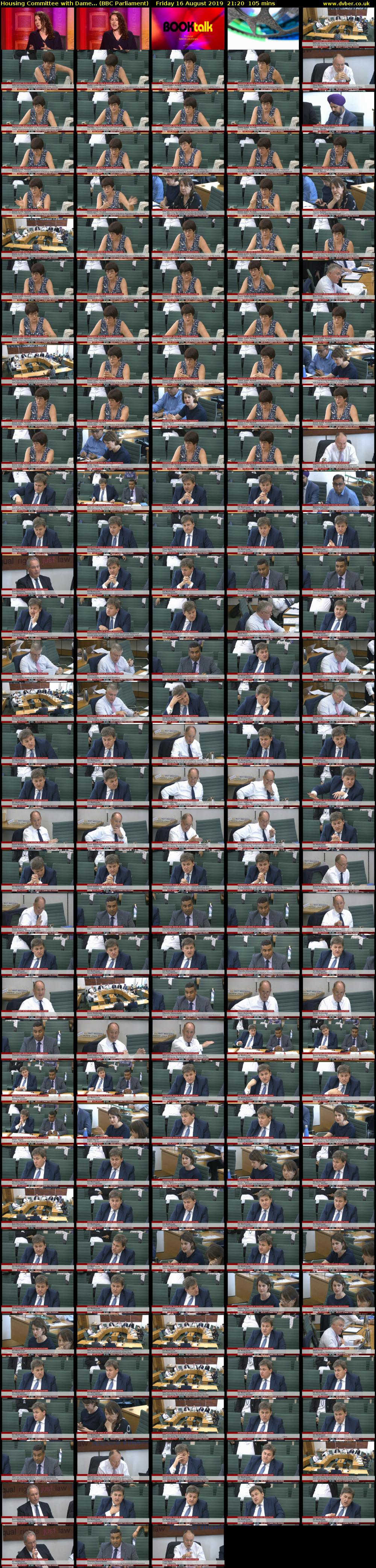 Housing Committee with Dame... (BBC Parliament) Friday 16 August 2019 21:20 - 23:05