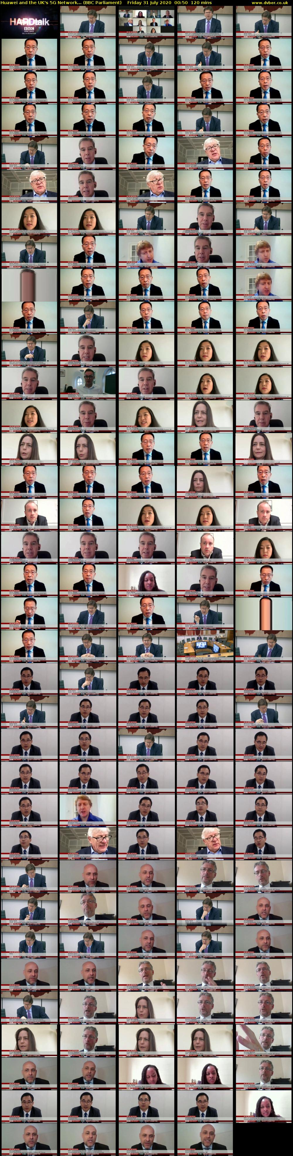 Huawei and the UK's 5G Network... (BBC Parliament) Friday 31 July 2020 00:50 - 02:50