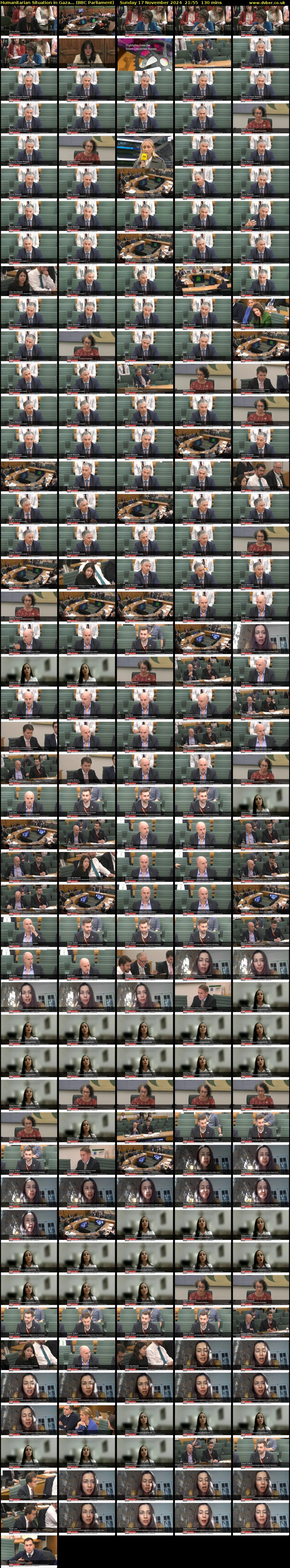 Humanitarian Situation in Gaza... (BBC Parliament) Sunday 17 November 2024 21:55 - 00:05