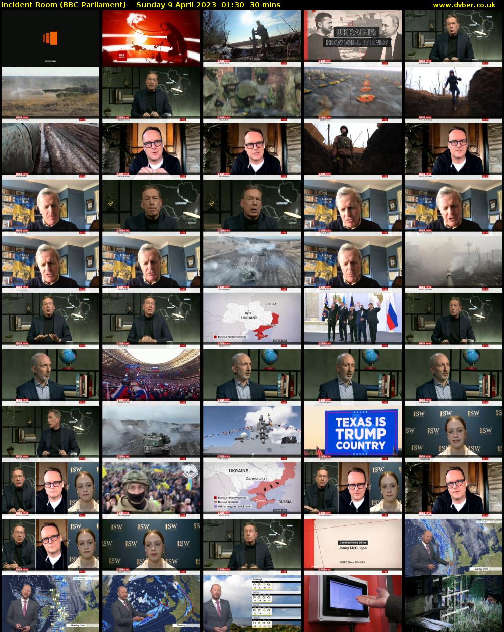 Incident Room (BBC Parliament) Sunday 9 April 2023 01:30 - 02:00