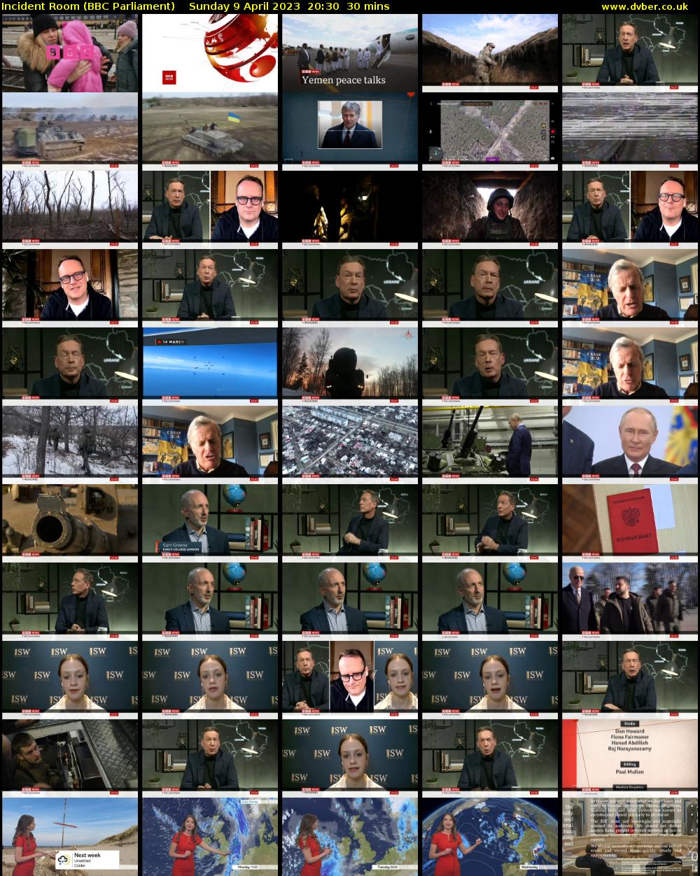Incident Room (BBC Parliament) Sunday 9 April 2023 20:30 - 21:00
