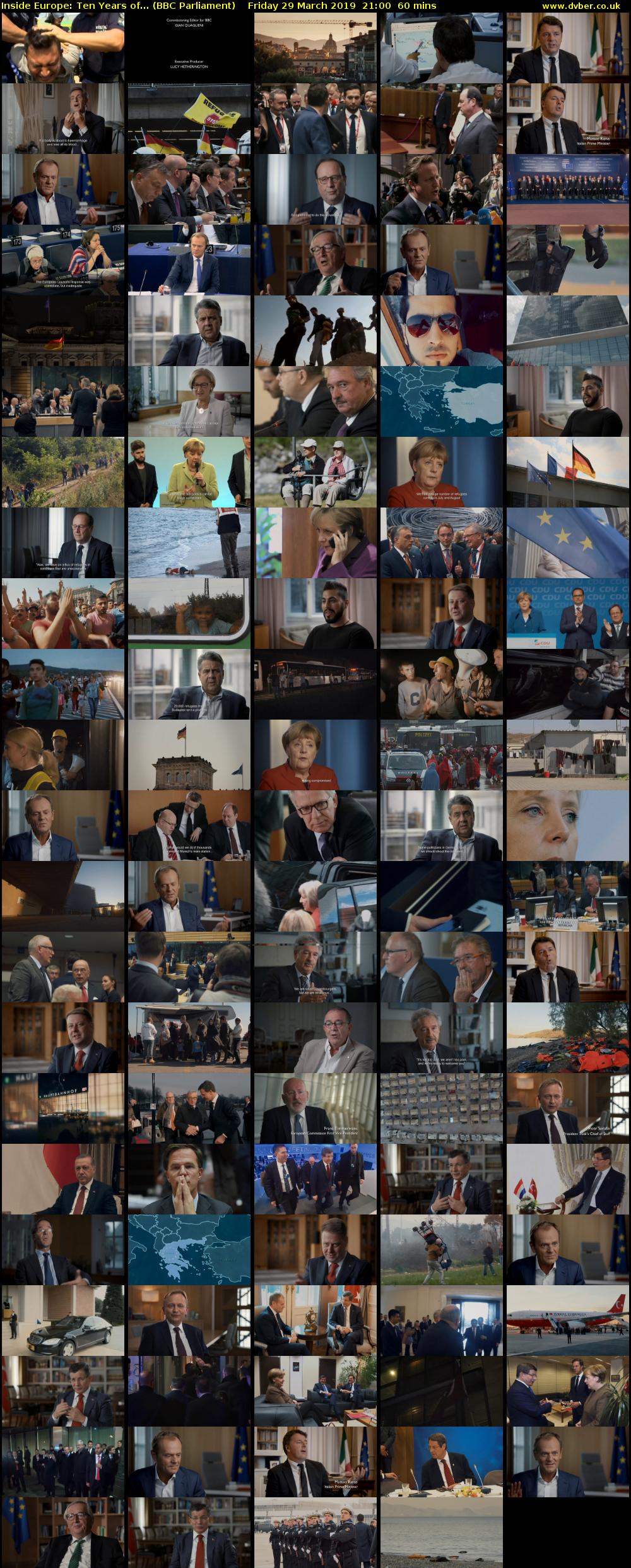 Inside Europe: Ten Years of... (BBC Parliament) Friday 29 March 2019 21:00 - 22:00