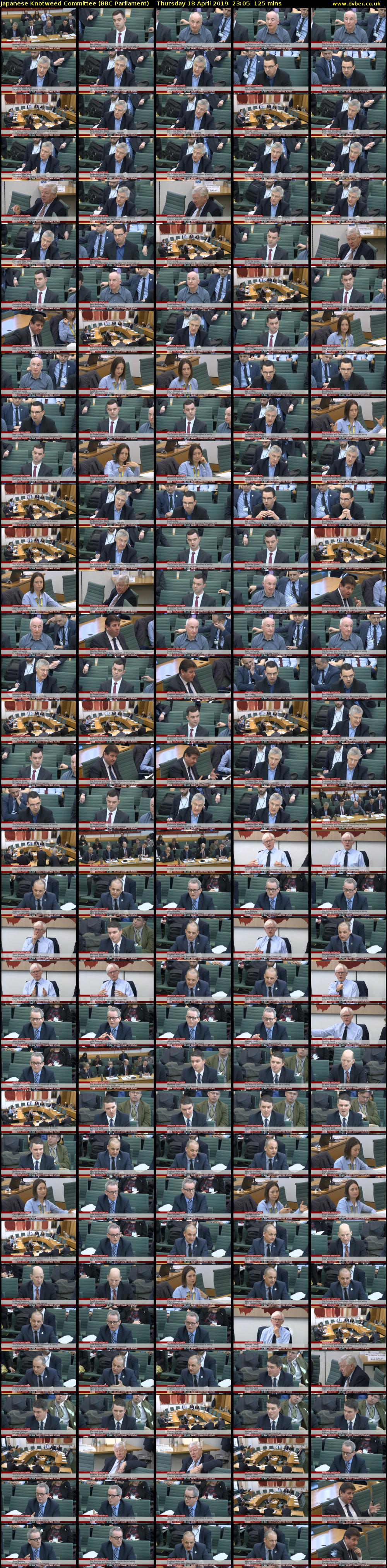 Japanese Knotweed Committee (BBC Parliament) Thursday 18 April 2019 23:05 - 01:10