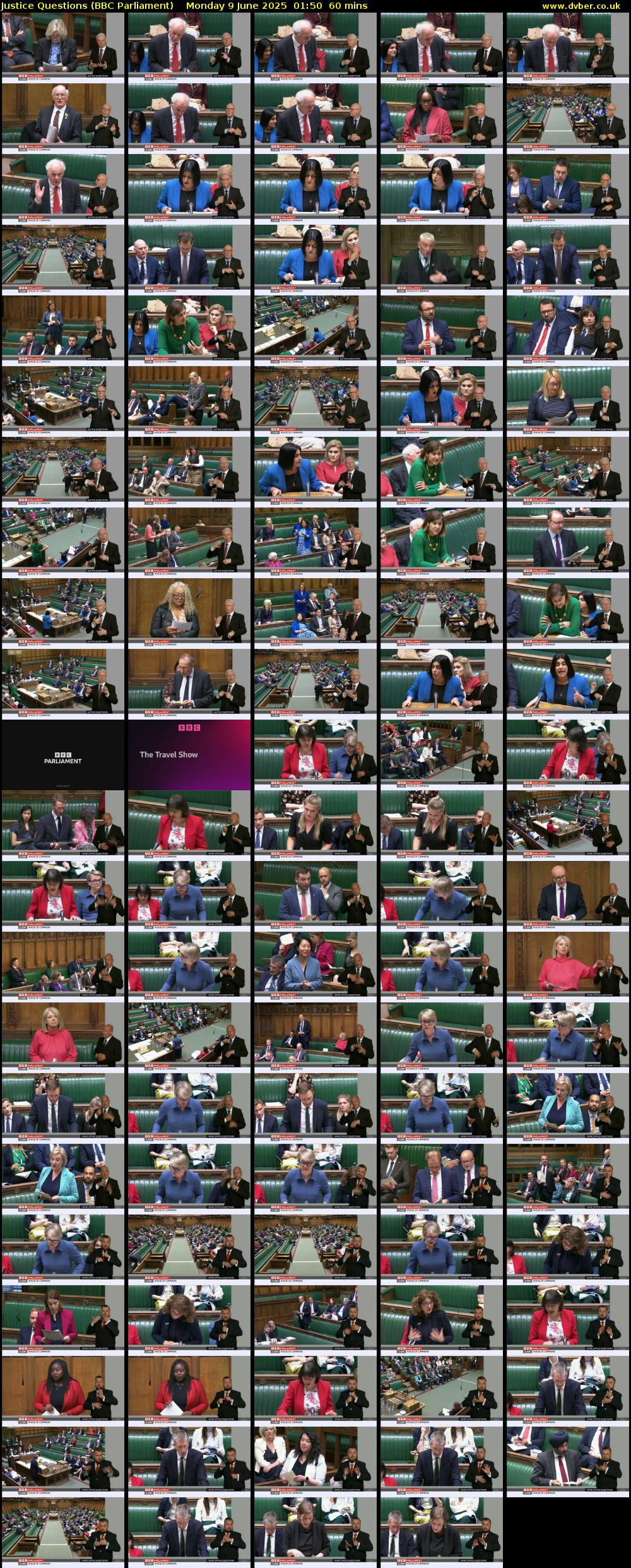 Justice Questions (BBC Parliament) Monday 9 June 2025 01:50 - 02:50