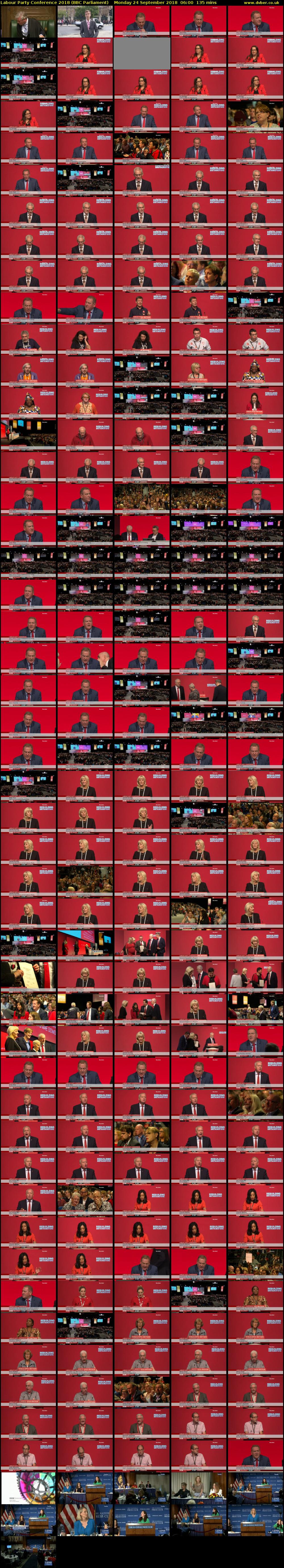 Labour Party Conference 2018 (BBC Parliament) Monday 24 September 2018 06:00 - 08:15