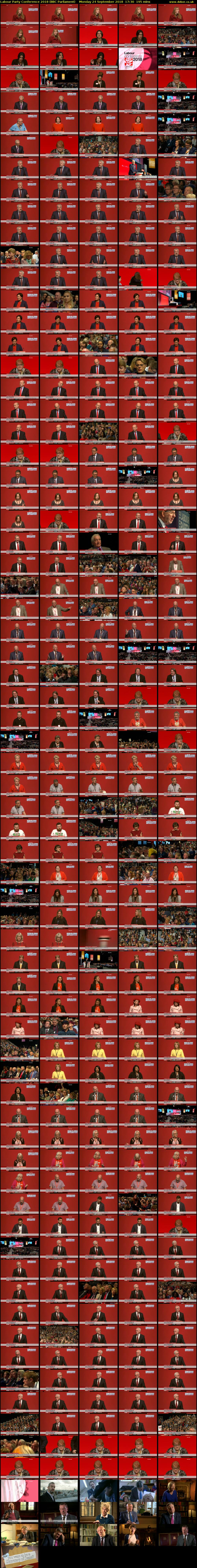 Labour Party Conference 2018 (BBC Parliament) Monday 24 September 2018 17:30 - 20:45