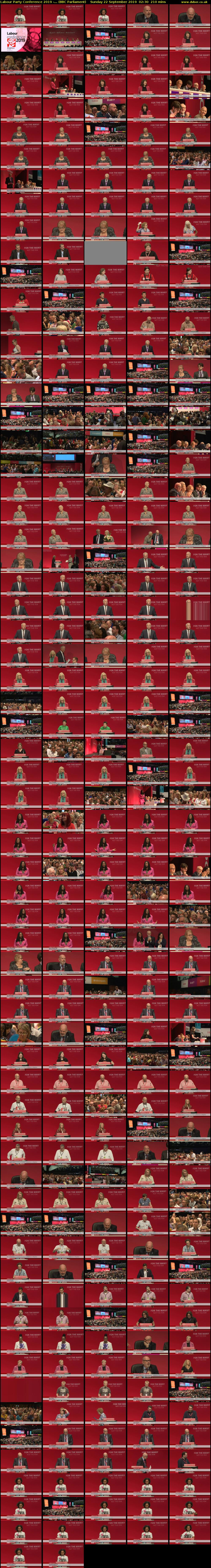 Labour Party Conference 2019 -... (BBC Parliament) Sunday 22 September 2019 02:30 - 06:00