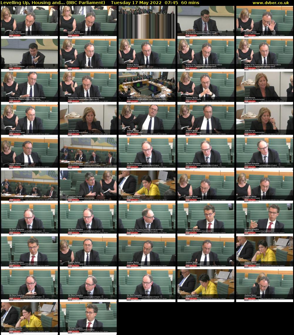 Levelling Up, Housing and... (BBC Parliament) Tuesday 17 May 2022 07:45 - 08:45