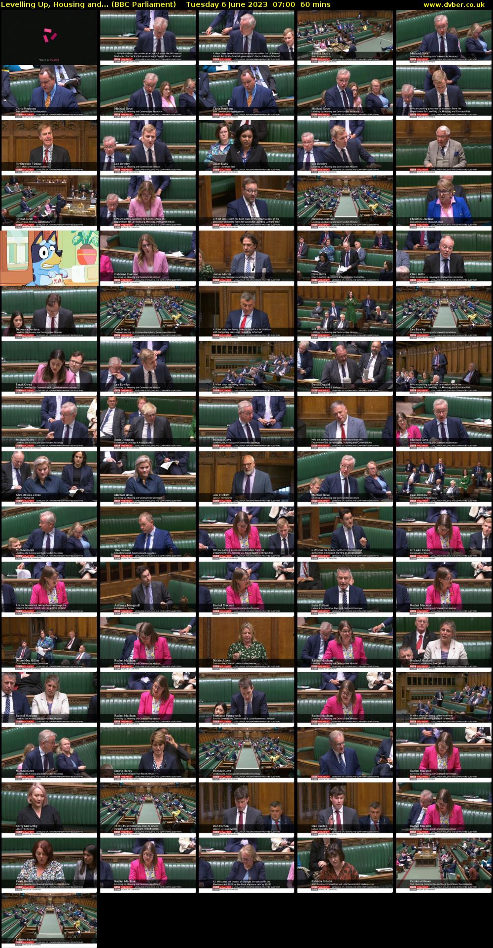 Levelling Up, Housing and... (BBC Parliament) Tuesday 6 June 2023 07:00 - 08:00
