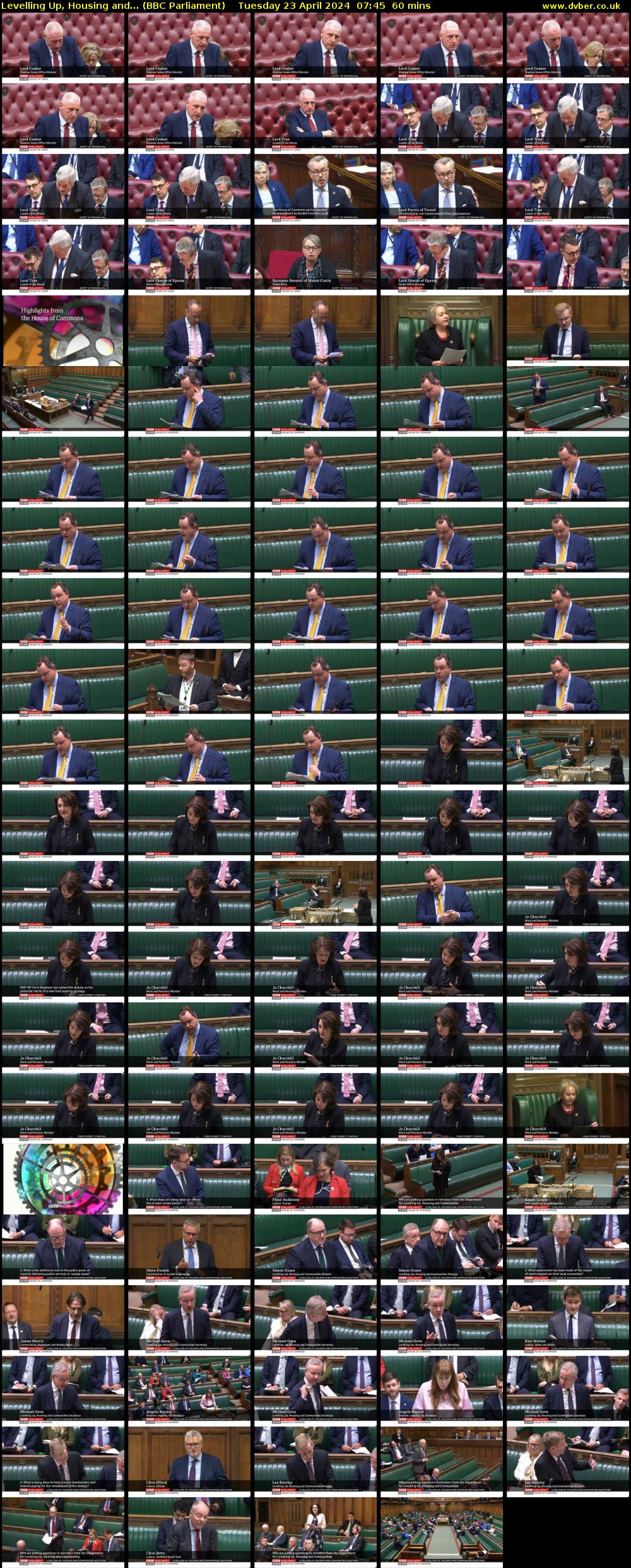 Levelling Up, Housing and... (BBC Parliament) Tuesday 23 April 2024 07:45 - 08:45