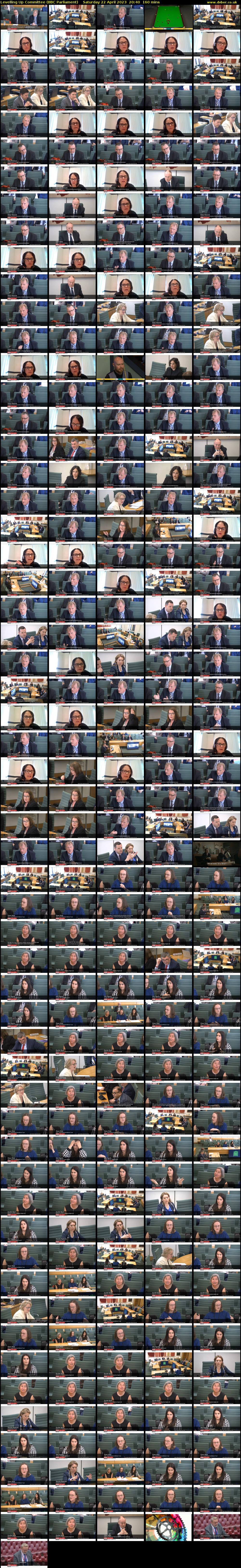 Levelling Up Committee (BBC Parliament) Saturday 22 April 2023 20:40 - 23:20