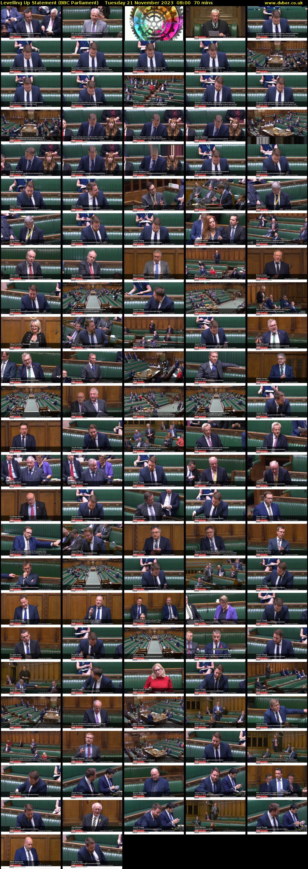 Levelling Up Statement (BBC Parliament) Tuesday 21 November 2023 08:00 - 09:10