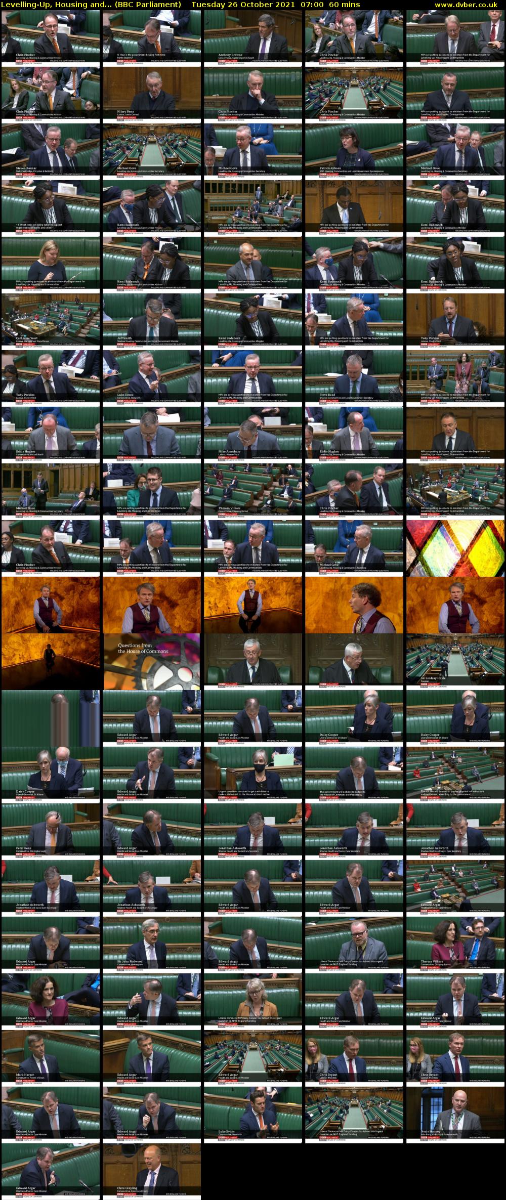 Levelling-Up, Housing and... (BBC Parliament) Tuesday 26 October 2021 07:00 - 08:00