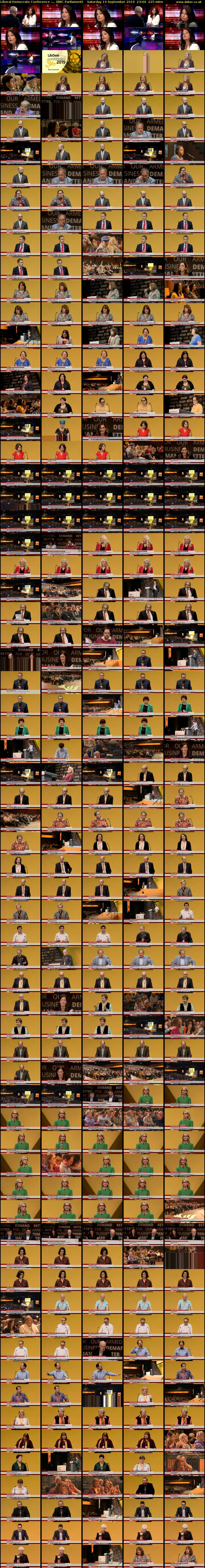 Liberal Democrats Conference -... (BBC Parliament) Saturday 14 September 2019 23:00 - 02:45