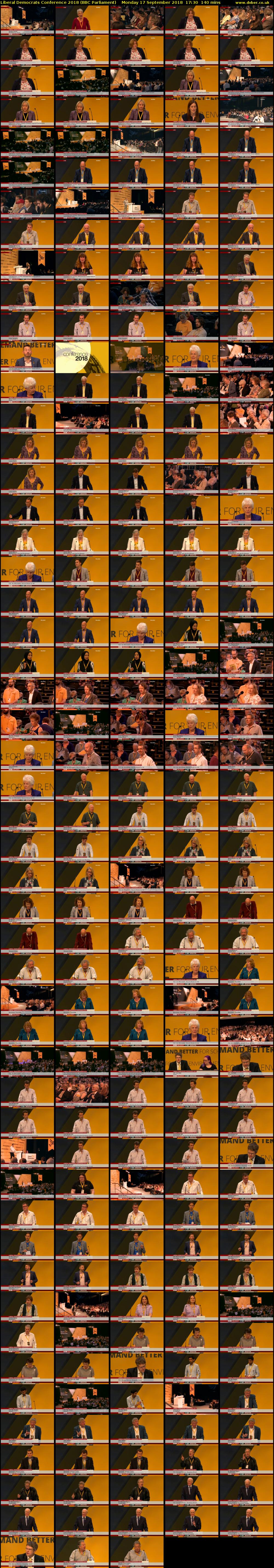 Liberal Democrats Conference 2018 (BBC Parliament) Monday 17 September 2018 17:30 - 19:50