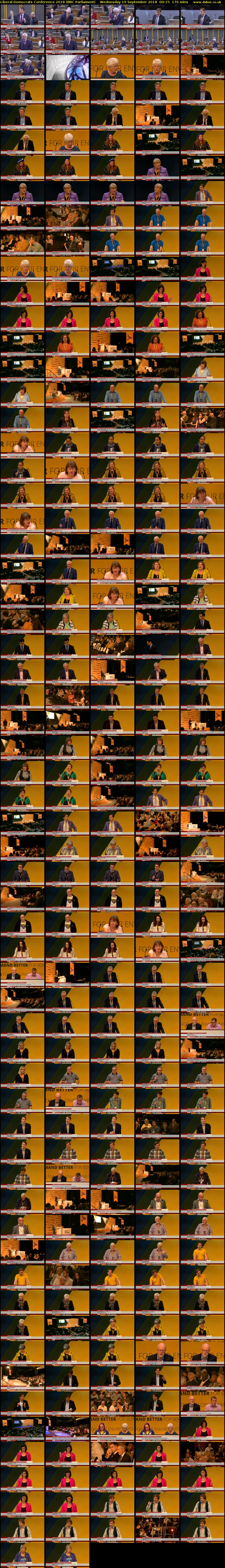 Liberal Democrats Conference 2018 (BBC Parliament) Wednesday 19 September 2018 00:15 - 03:05