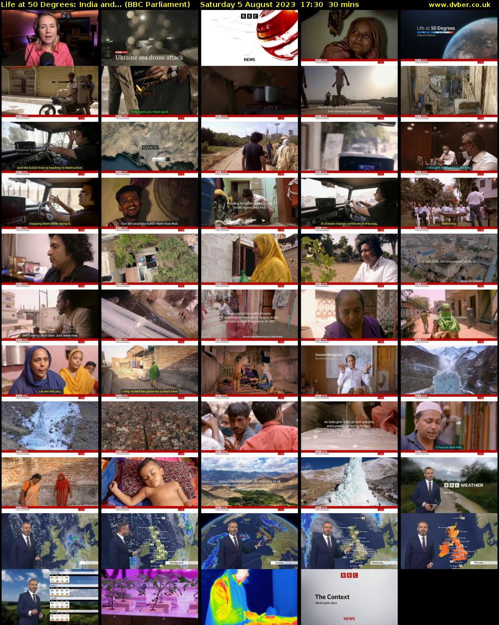 Life at 50 Degrees: India and... (BBC Parliament) Saturday 5 August 2023 17:30 - 18:00