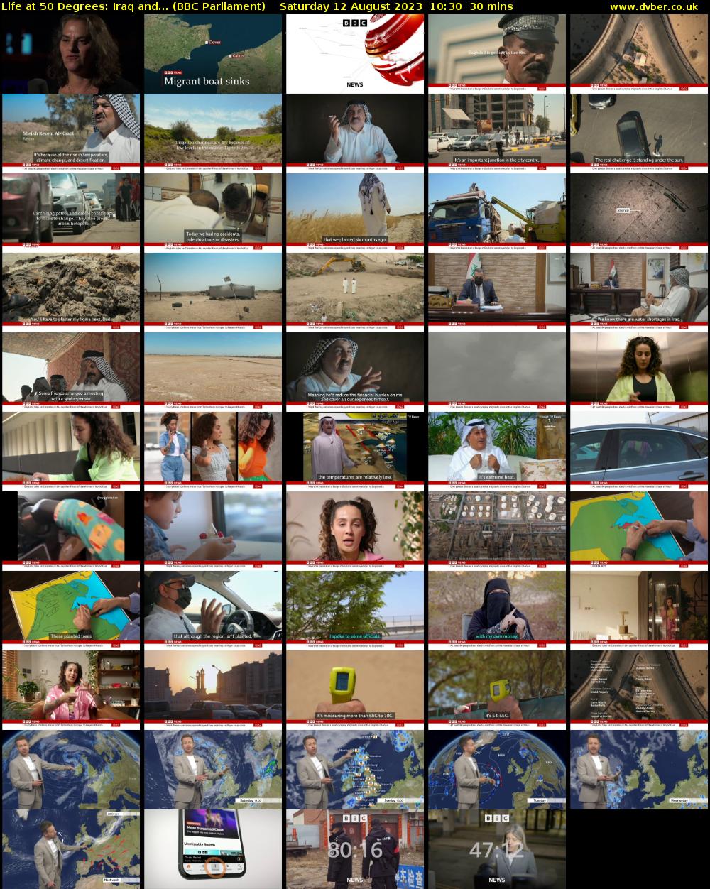 Life at 50 Degrees: Iraq and... (BBC Parliament) Saturday 12 August 2023 10:30 - 11:00