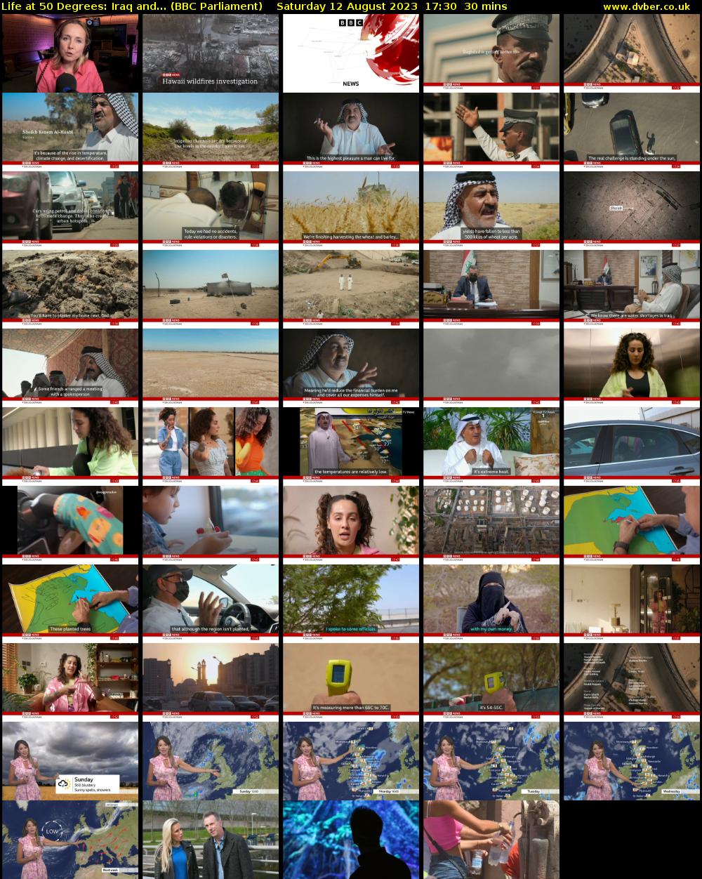 Life at 50 Degrees: Iraq and... (BBC Parliament) Saturday 12 August 2023 17:30 - 18:00