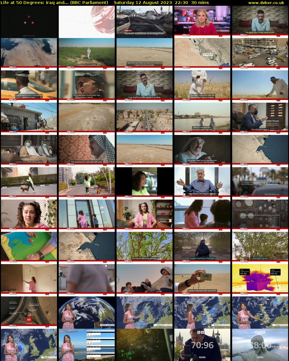 Life at 50 Degrees: Iraq and... (BBC Parliament) Saturday 12 August 2023 22:30 - 23:00