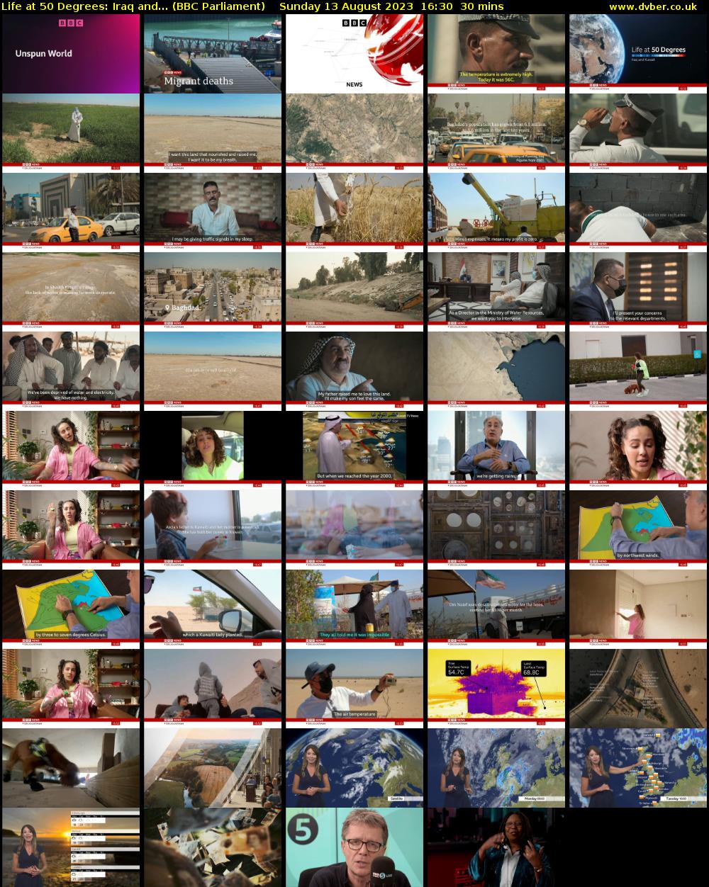 Life at 50 Degrees: Iraq and... (BBC Parliament) Sunday 13 August 2023 16:30 - 17:00