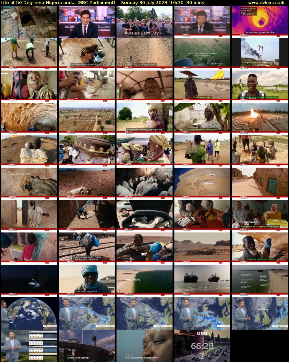 Life at 50 Degrees: Nigeria and... (BBC Parliament) Sunday 30 July 2023 16:30 - 17:00