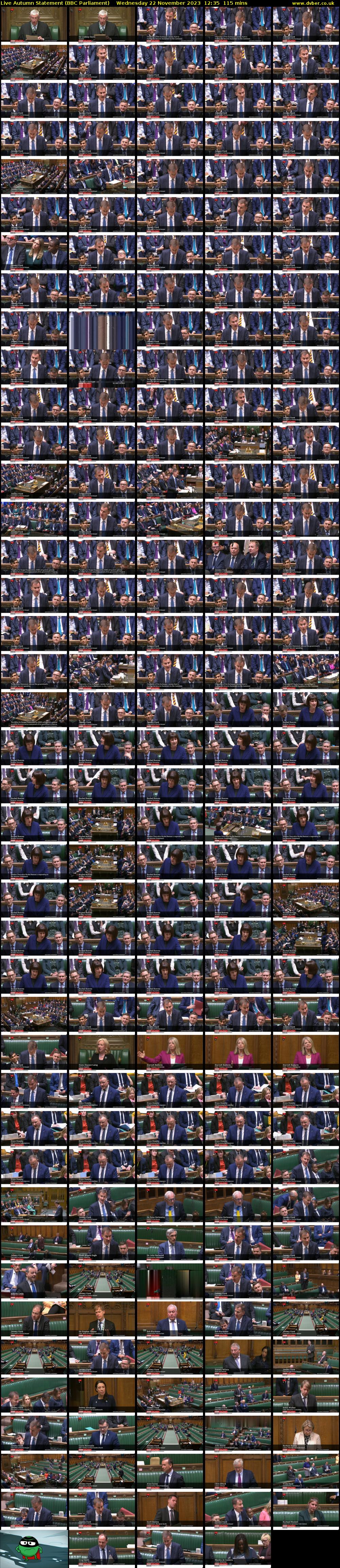 Live Autumn Statement (BBC Parliament) Wednesday 22 November 2023 12:35 - 14:30