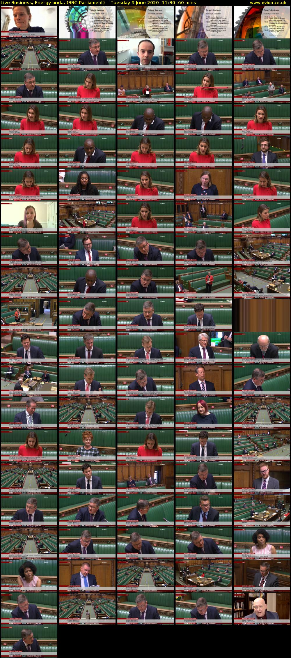 Live Business, Energy and... (BBC Parliament) Tuesday 9 June 2020 11:30 - 12:30