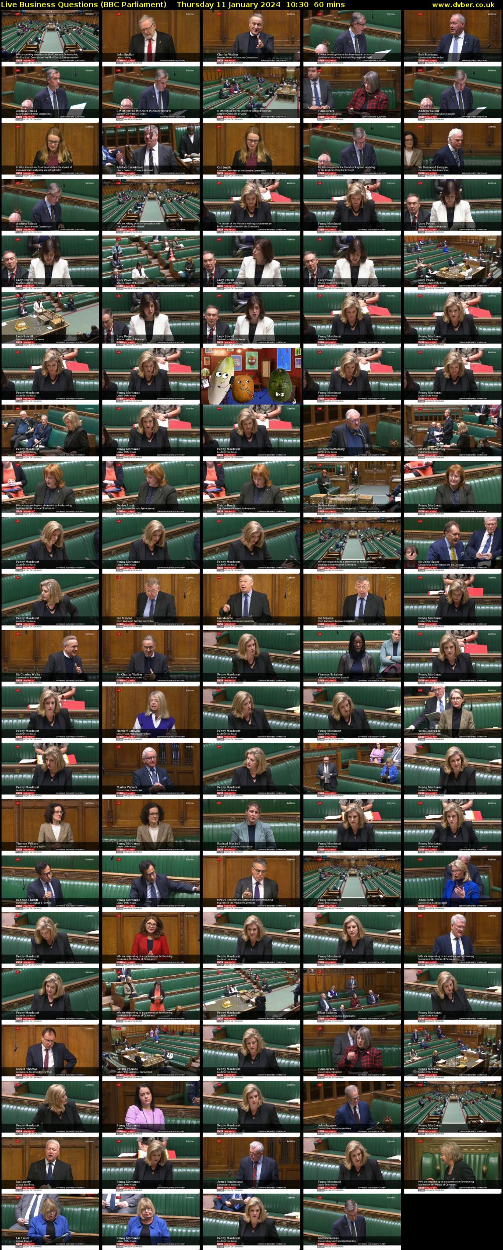 Live Business Questions (BBC Parliament) Thursday 11 January 2024 10:30 - 11:30