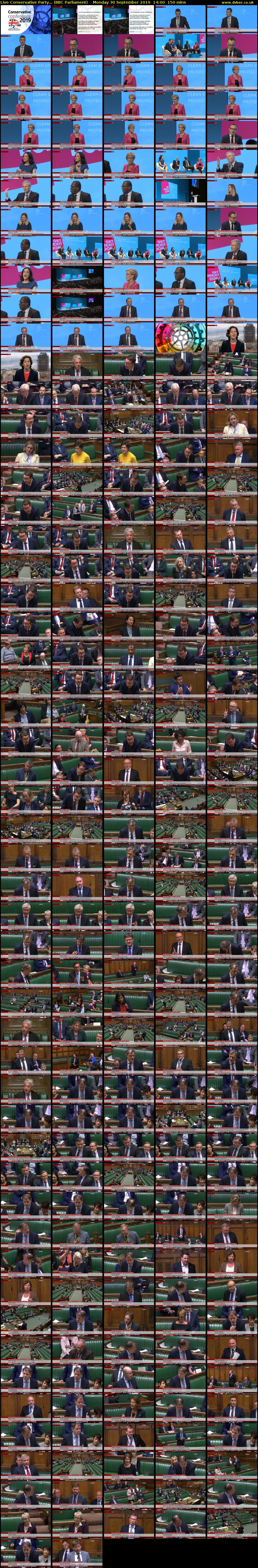 Live Conservative Party... (BBC Parliament) Monday 30 September 2019 14:00 - 16:30