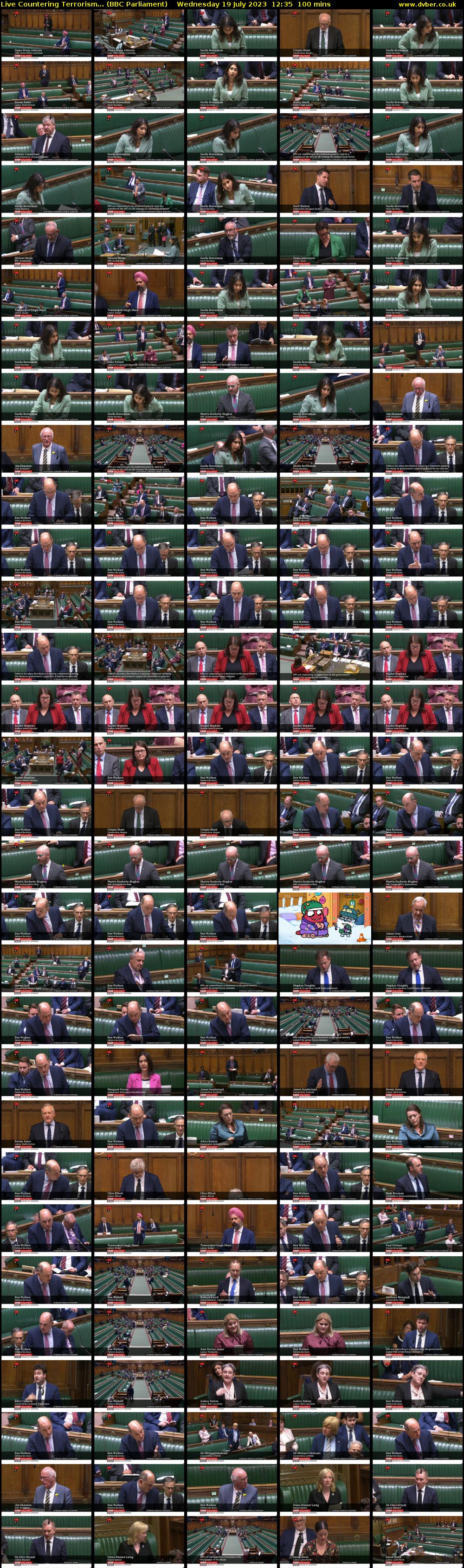 Live Countering Terrorism... (BBC Parliament) Wednesday 19 July 2023 12:35 - 14:15