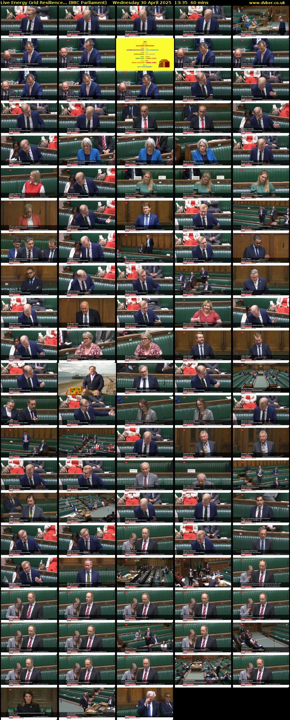 Live Energy Grid Resilience... (BBC Parliament) Wednesday 30 April 2025 13:35 - 14:35